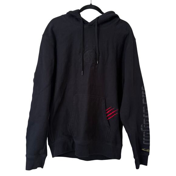 Men's EXCLUSIVE Bruce Lee x Shoe Palace Martial Arts Black Pullover Hoodie - XL - Picture 1 of 8